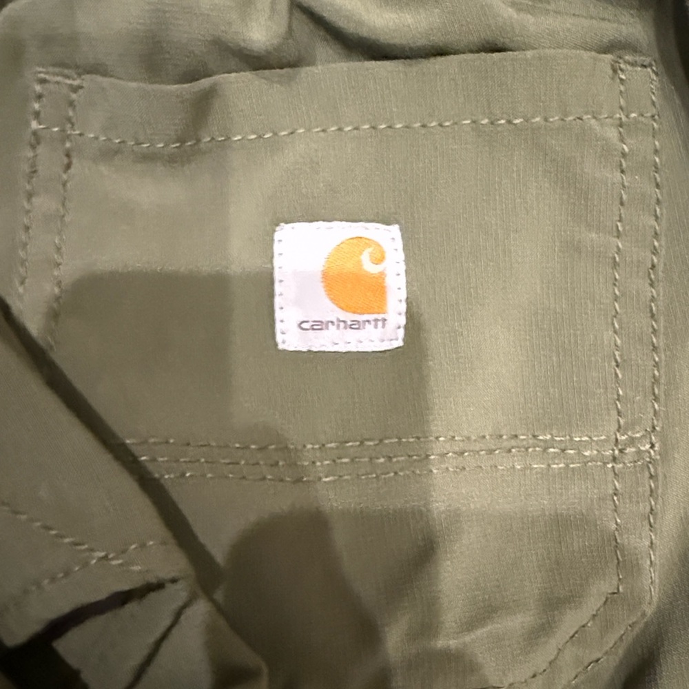 Carhartt Modern Fit Olive green jogger scrub Set - Picture 3 of 6